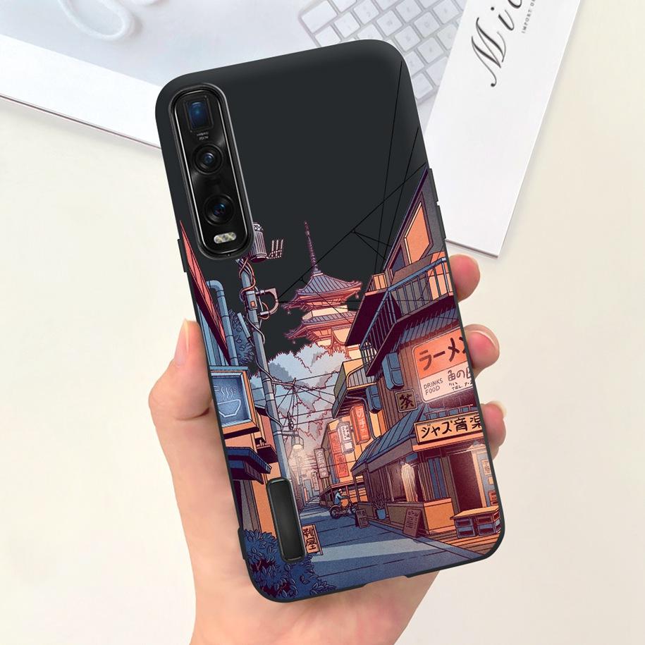Чехол для OPPO Find X2 Pro Find X2 X 2 Pro CPH2025 Модный силиконовый чехол с рисунком Цветы Чехлы для телефона Для OPPO Find X2 Lite Neo X2Neo Capa