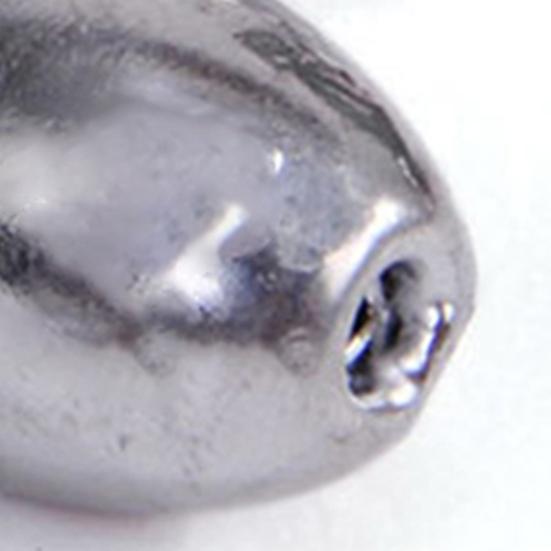 100 шт. Свинцовый груз Устойчивость к истиранию Оливковая форма Свинец Прочный рыболовный груз для пресной воды