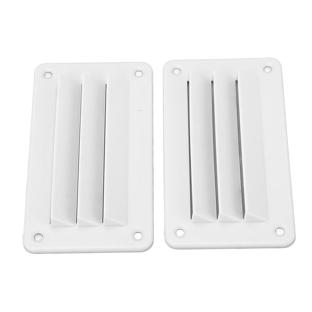 2pcs RV Vent Louver Professional Bathroom Ventilation Outlet Grille Louver for Boat Yacht Home