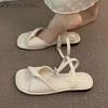 Fashion Square Toe Flat Sandals Women Slippers Casual Shoes Woman 2025 Trend Summer Dress Beach Comfort Shoes Flip Flops Slides Mujer