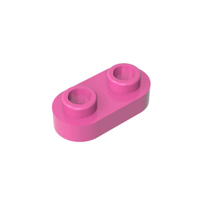 20 шт. MOC 35480 Пластина 1x2 закругленная с 2 открытыми штырьками для деталей конструкторов DIY Образовательные Технические Детали Игрушки