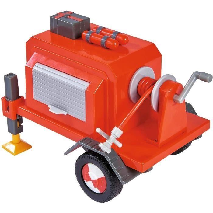 Figurine Miniature Simba Toys 109251086 Sam Le Pompier Venus Avec Remorque Et Figurine