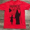 Paramore Two Different Worlds Adult Red Color Full Size Shirt