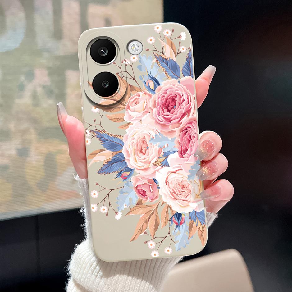 Чехлы Для Xiaomi Poco X8 Pro Max Маленькая Сова Роза Защита от Падения Модный Противоударный Бампер Для Xiaomi PocoX8ProMax Coque Funda