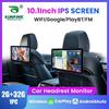 10.1" Автомобильный монитор-планшет на подголовник IPS Android, сенсорный экран, для заднего сиденья автомобиля, видео, музыка, Bluetooth, Carplay, 2G 32G