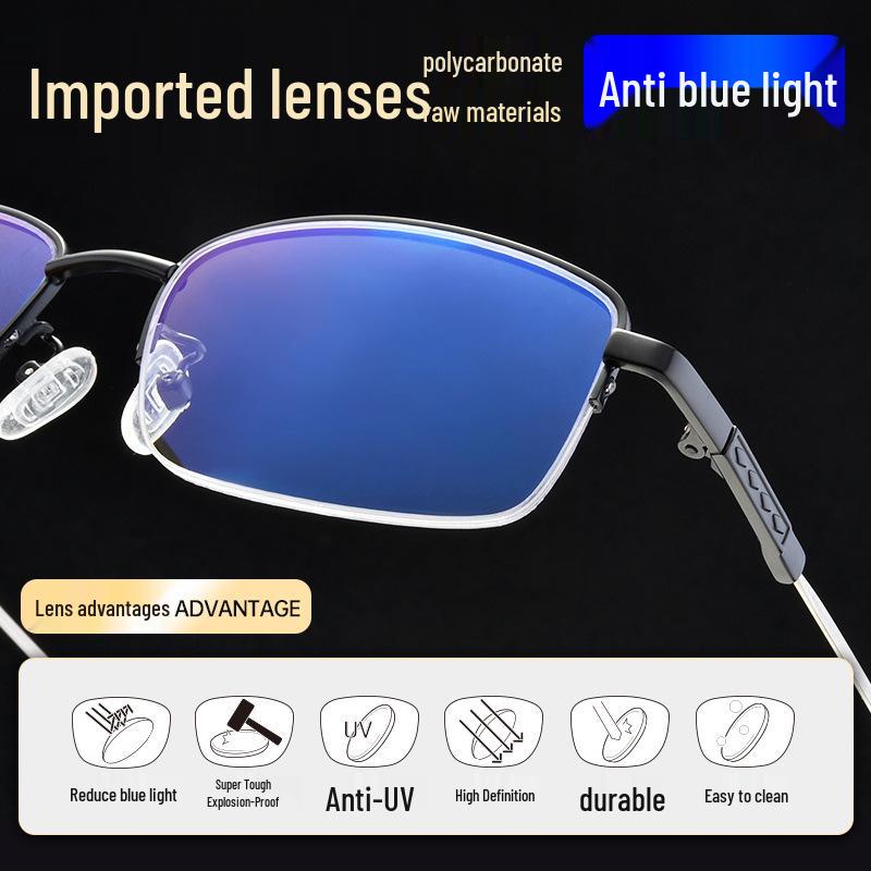 High-Definition Anti-Blue Light Ultra-Light Reading Glasses for Men and Women - Genuine High-End Brand