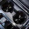 Подставка для стакана воды Cat Car Coaster из 2 частей, подушка для салона автомобиля, подходит для нескользящих подставок с вырезом для пальцев автомобильных аксессуаров