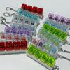 Relief Stress Keycap Pinch Toy 4Keys Fidget Keychain New Button Keycap