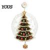 Suction Cup Decorative Lamp Christmas Window Light, Santa Claus Xmas Tree Easy Installation Light Snowman Glass Ornament, Holiday Party Acrylic