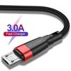 USLION Micro USB Cable Fast Charging 3A Microusb Cord For Samsung Xiaomi Android Phone Usb Charger
