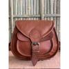 Vintage Saddle Bag Cross-body Leather Messenger Shoulder Assorted Handmade Brown Bag.