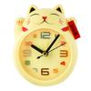 Creative Cartoon Lucky Cat Alarm Clock Mini Table Decoration Student Cute Plastic
