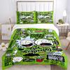 Rick Morty Mashup Stickers Print 3Pcs Bedding Setduvet Cover With 2 Bedropillowcase Home Birthday Gift
