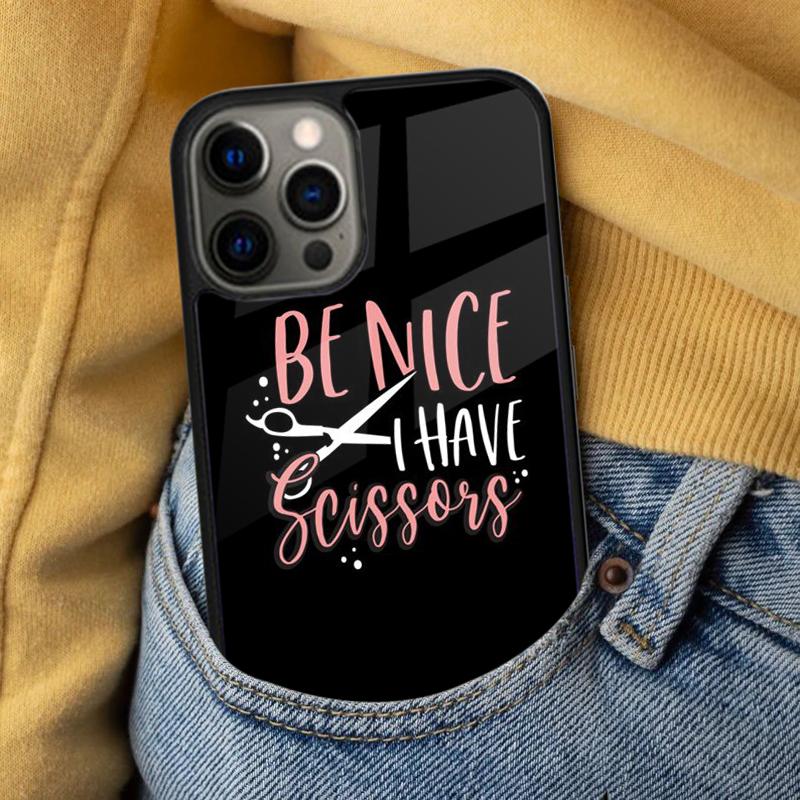 Hairstylist Salon Quotes Soft Phone Case for iPhone 17 Air 16e Pro max 15 Pro 13 14 Plus 11 12 MagSafe Magnetic Coque