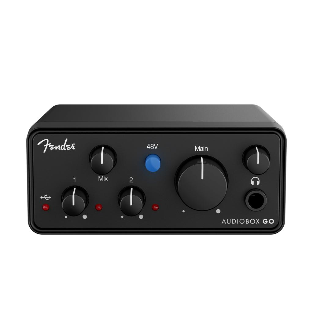 Fender AudioBox Go Portable Audio Interface USB-C Recording Music Production Compact Design