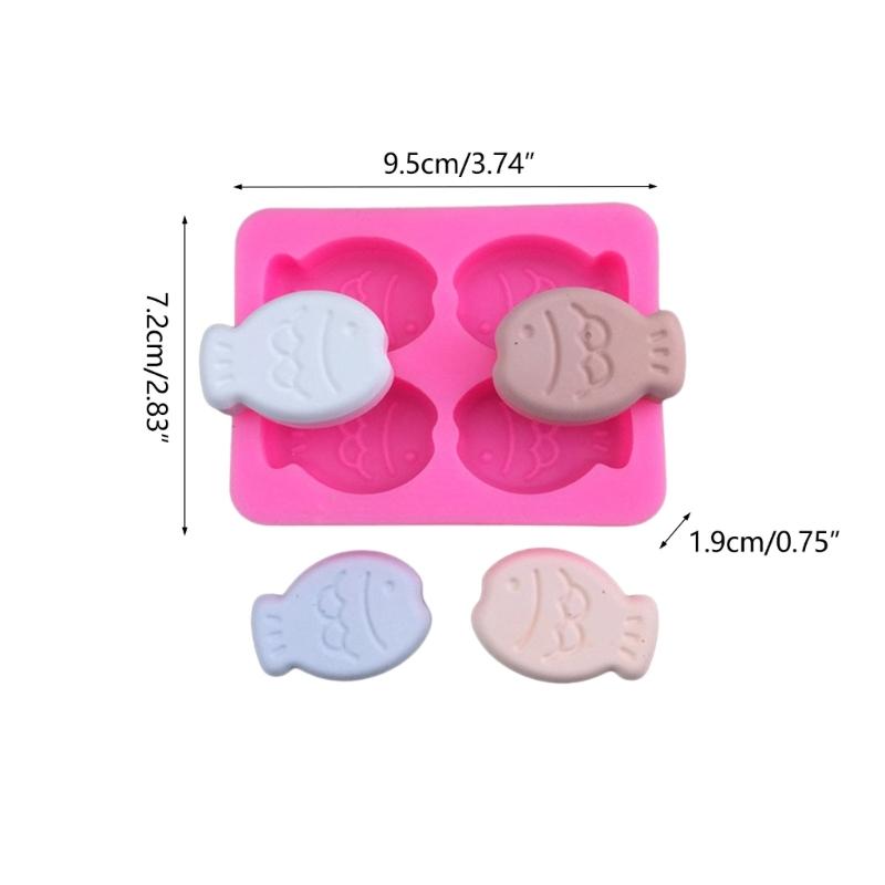 Silicone Candy Molds Baking Supplies Chocolate Molds Fish Shape Cake Decorating Tool Baking Molds DIY Fondant Molds