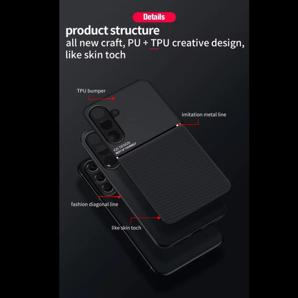 Бизнес-магнитный чехол для телефона с текстурой кожи для OPPO Reno 15 14 Pro 15F 14F, невидимая подставка, противоударный защитный чехол-броня