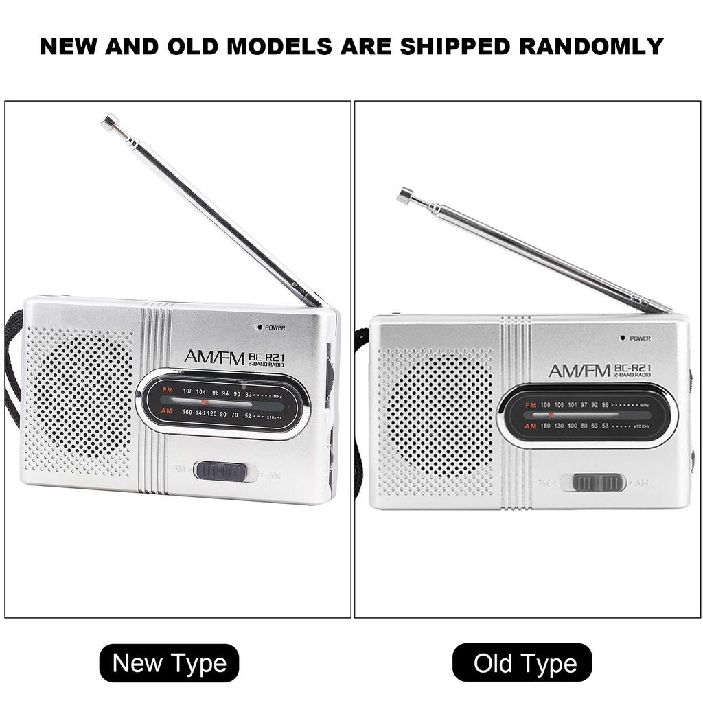 Радио Универсальный Портативный Мини Стерео Динамик Музыкальный Плеер Со Стандартным Разъемом Для Наушников Для Уличного Воздуха Серебряный AM/FM FM 87-108 МГц AM 520-1600 кГц Дома,