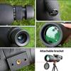 25-75x60 HD Spotting Scope Powerful Monocular Zoom Telescope BAK4 Prism Waterproof for Birdwatching Target Shooting Camping