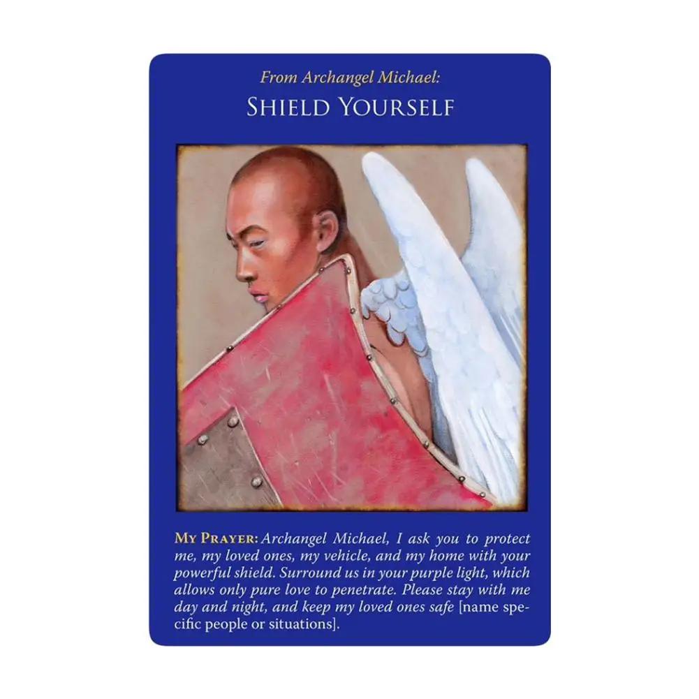 Архангел Михаил Оракул Карты Таро Настольные Игры Английская Смешная Колода Стол для Семей Вечеринка