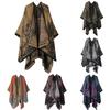 Ladies' Fashionable Knitted Shawl, High-end Travel Wear, Imitation Cashmere Cloak