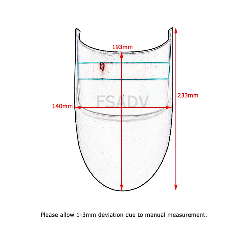 Front Fender Mudguard Splash Guard Rear Extender Extension For SUZUK DL650 V-STROM DL 650 XT 650XT V strom Vstrom650 2016-2024