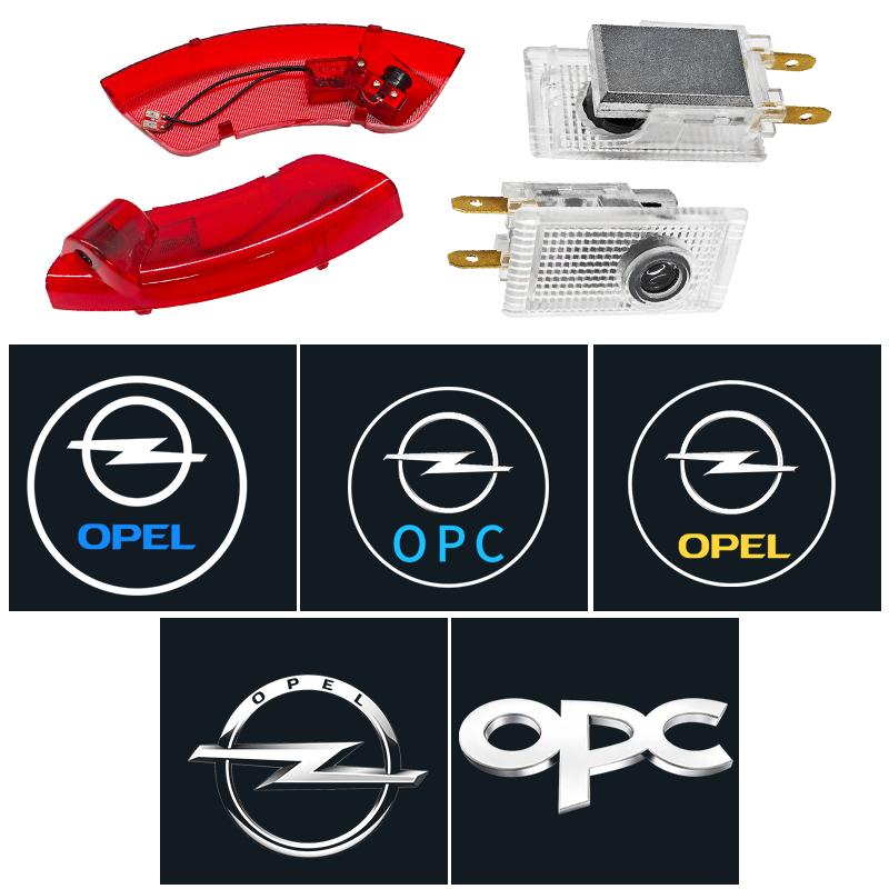 2pcs LED welcome lamp car door light logo laser projector lighting emblem For Opel Insignia A B 2009-2017 Antara 2008-2018 CK2