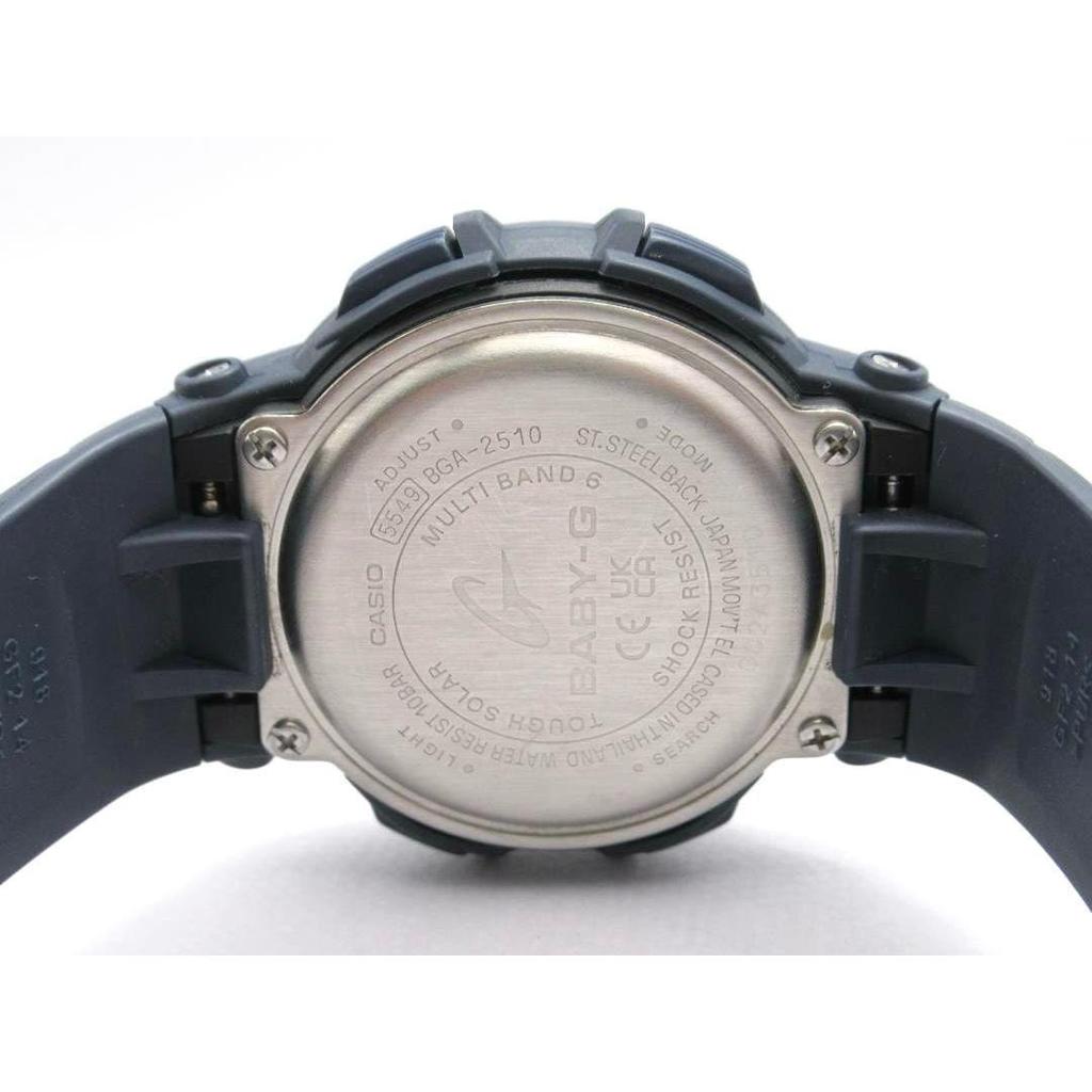 Used CASIO Baby-G Radio Solar BGA-2510 Blue Wristwatch