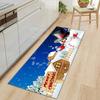 Christmas Kitchen Sand Carpet Doormat Long Floor Mat
