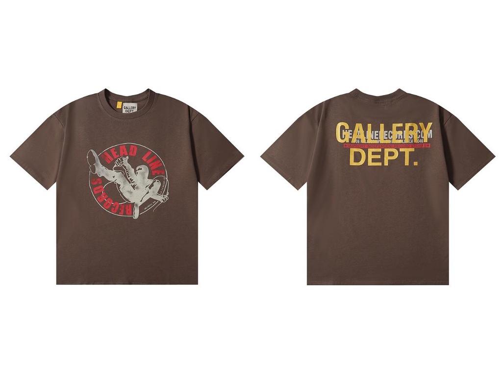 GALLERY DEPT American Tide Tie-Dye Graffiti Short-Sleeve T-Shirt