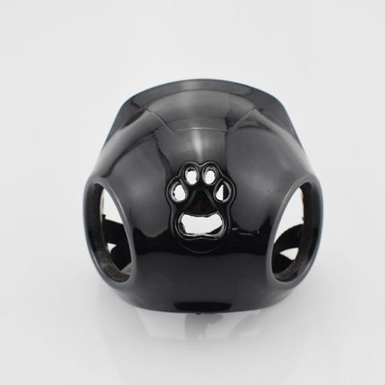 Pet Helmet with Ear Holes Dog Safety Hat Windproof Adjustable Puppy Motorcycle Helmet for Outdoor Riding Hiking Cycling