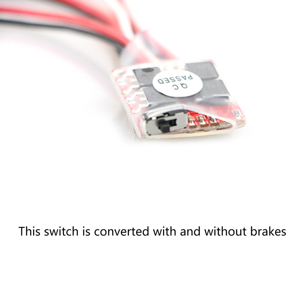 30A ESC Motor Speed RC ESC Forward Reverse Brush Brake For Controller Boats RC Car Prototank Top Regulator Replacement