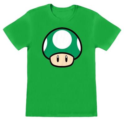 Женская/женская футболка 1 Up с грибами
