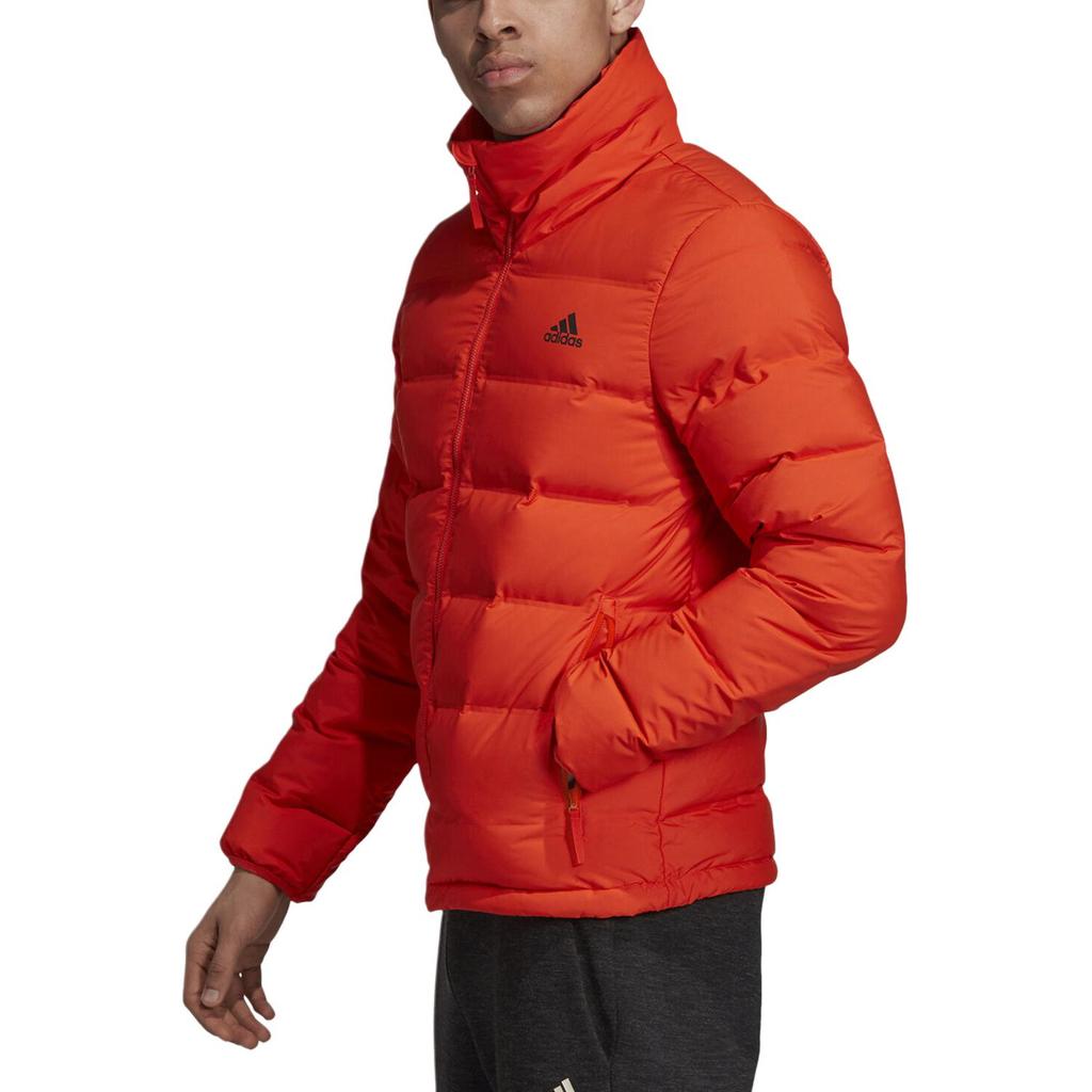 adidas Мужские пуховики Оранжевые С воротником-стойкой Умеренные Другие DZ1448