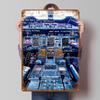 A380 Airbus Cockpit Sign Airplanes Poster Room Decorations Custom Metal Tin Signs for Wall Art Decoration Retro Vintage Interior