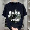 Kreator Футболка Винтажная Хэви-метал Группа Музыка Популярная Y2k Одежда Мужчины Женщина Хард-рок Уличная одежда Готика Классика С принтом Футболка Топ
