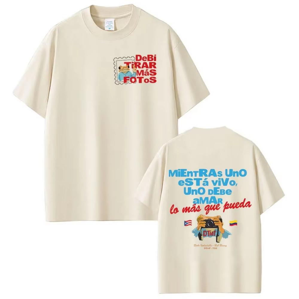 Summer Rapper T-shirt Tour Unisex Fashion Hip-hop Vintage Loose Street Wear