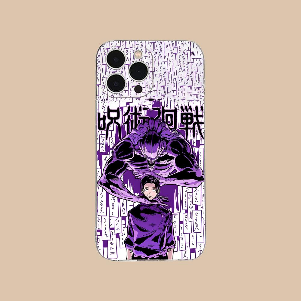 Чехол для телефона Jujutsu Kaisen Юта Оккоцу для iPhone 17 16 15 14 13 12 11 X XR XS Air Pro Max Plus Mini Прозрачный Цветной Чехол Красивый