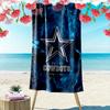 Пляжное полотенце с принтом Dallas Cowboys, Большое мягкое быстросохнущее полотенце для пляжа, кемпинга, плавания