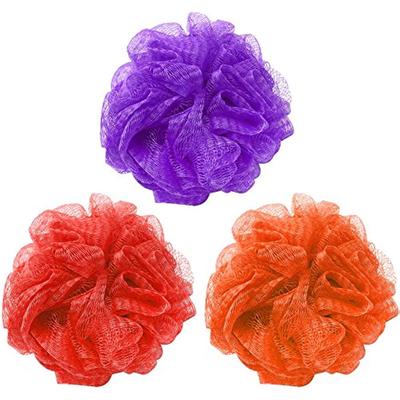 Губка для душа — Яркая губка для ванны — Губка для мытья душа — Шарик для душа [Выбор цвета может быть разным!] (04 шт.)