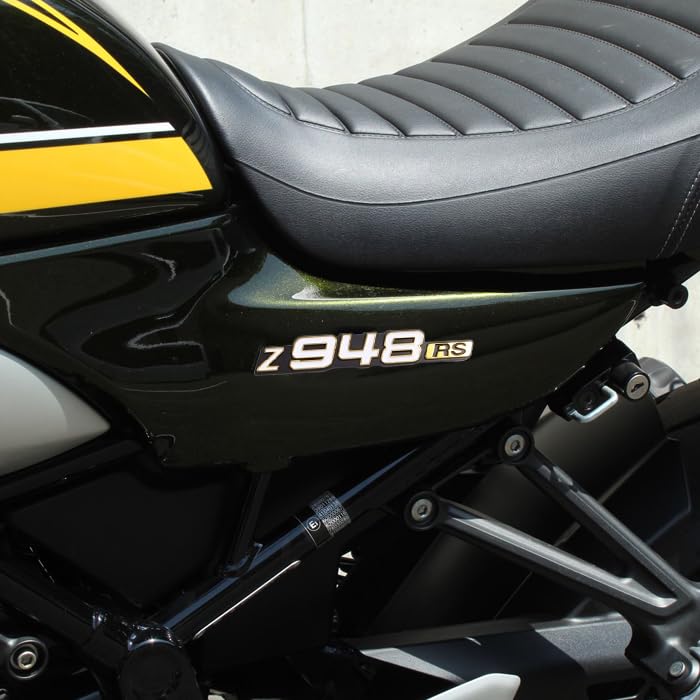 Z948RS Эмблема, Серебристая, Комплект из 2 шт., Для Z900RS и т.д., Совместимые продукты для Kawasaki, Наклейка