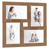 VidaXL Collage of Photo Frames for 4x Photos(13x18 Cm), Brown MDF