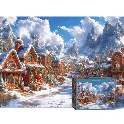 [Babi Puzzle] Пазл из 1000 деталей - Уютная рождественская деревня Санты