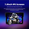 EKIY 7.0" Wireless CarPlay Moto Android Auto Android 13.0 Portable Digital Motorcycle Dashboard GPS Navigation Display Screen