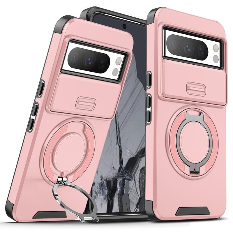 Shockproof Armor Case For Google Pixel 9 Pro XL 9Pro 5G Magnetic Ring Stand Phone Cover Pixel 7 8 Pro 8A 9A Camera Protect Funda
