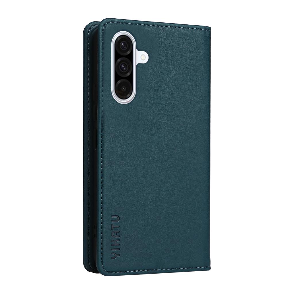 For Samsung Galaxy A56 5G Phone Cases YIKATU Magnetic Closure PU Leather Mobile Cover