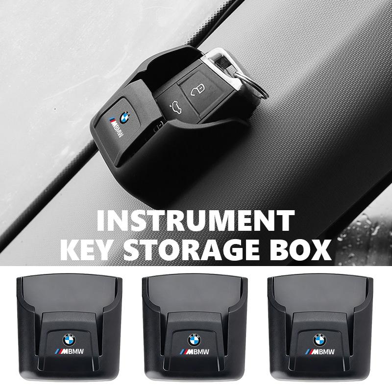 BBIP8 Dashboard Car Key Storage Box Compact Key Organizer Key Holder For BMW M Sport M2 M3 M4 M5 M6 E46 E90 E60 F10 F20 E87 X3 X6