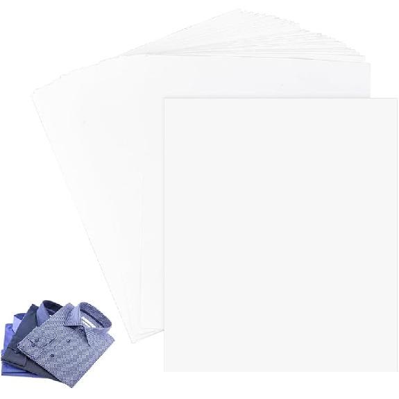BENECREAT 20 шт. Белые картонные вставки для рубашек, 13,4x10,2 дюйма, Складная подкладка-сгиб для DIY упаковочных вставок, Организация одежды, 0,5 мм толщиной