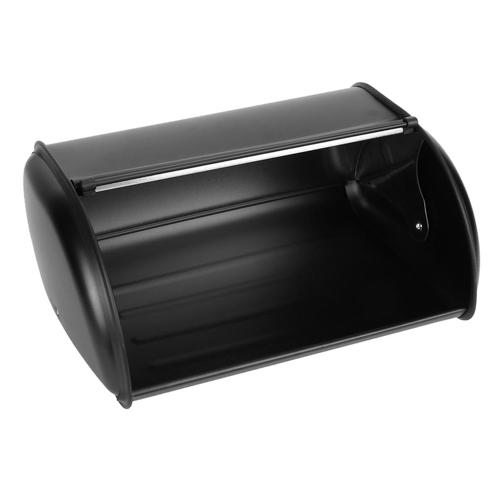 Large Capacity Stainless Steel Bread Box Holder Bin Container Kitchen Storage OrganizerBlack