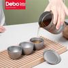 Набор титановых кружек Debo Hengzhan с пескоструйной обработкой